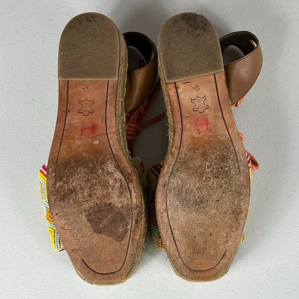 Sam Edelman Neera Espadrille Platform Sandals Women's Size 8.5 Boho Hippie Artsy - Picture 6 of 8
